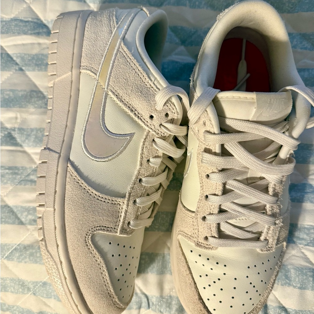 Nike Dunk Low with Iridescent swoosh